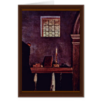 Annunciation Detail By Lotto Lorenzo (Best Quality Greeting Card