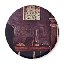 Annunciation Detail By Lotto Lorenzo (Best Quality Refrigerator Magnet