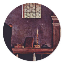 Annunciation Detail By Lotto Lorenzo (Best Quality Sticker