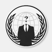 Anonymous International Logo Fridge Magnets