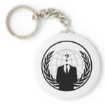 Anonymous International Logo Keychains