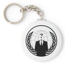 Anonymous International Logo Keychains