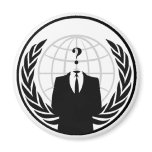 Anonymous International Logo Fridge Magnets