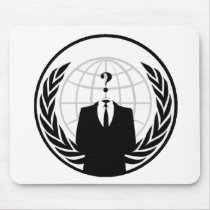 Anonymous International Logo Mouse Pads
