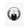 Anonymous International Logo Postcard