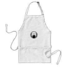 Anonymous logo w/motto apron