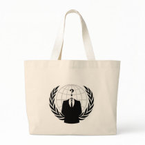 Anonymous Patriotism Canvas Bags