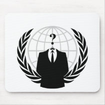 Anonymous Patriotism Mousepads