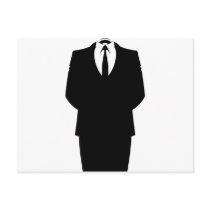 Anonymous Patriotism Postcard
