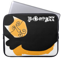Anonypuss mask cat laptop computer sleeves