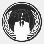 Anonywear Round Sticker