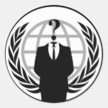 Anonywear Round Sticker