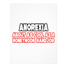 Anorexia...Not Cool Custom Letterhead