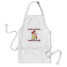 another christmas another bad gift female apron