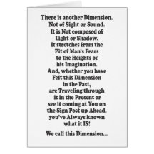 Another Dimension - Message Inside Card