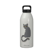 Another Gray Cat Drinking Bottle