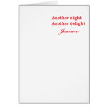 Another night another delight Joanne Card