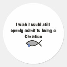 Another Secret Christian Round Sticker