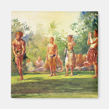 'Another Standing Dance' - John La Farge Refrigerator Magnets
