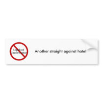 Another straight against hate bumper stickers
