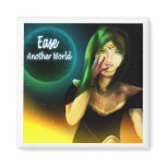 Another World - Square fridge magnet