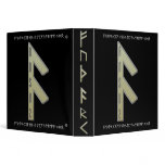 Ansuz Rune gold Vinyl Binders
