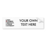 ANSWER LESBIAN bumper stickers