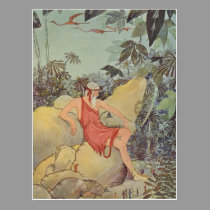 Antaeus and the Pygmies postcards