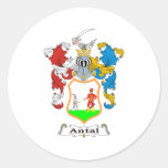 Antal Family Hungarian Coat of Arms Sticker