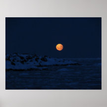Antarctic Moon Print