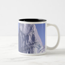 Antarctica, Antarctic Peninsula. Zodiak and Coffee Mug