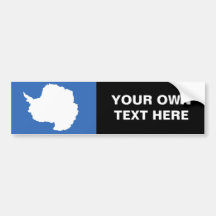 Antarctica Flag Bumper Stickers
