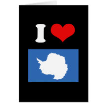 Antarctica Flag Card