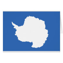 Antarctica Flag Greeting Card