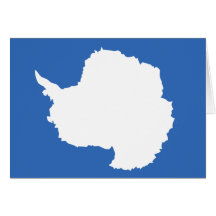 Antarctica Flag Greeting Cards