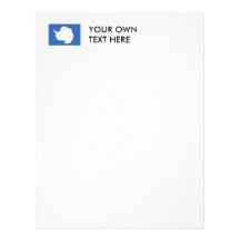 Antarctica Flag Letterhead