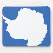 Antarctica Flag Mousepads