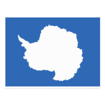Antarctica Flag Post Card