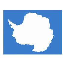 Antarctica High quality Flag Postcards