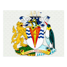 Antartica Coat of Arms detail Postcards