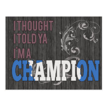 Antartican and a Champion Post Cards