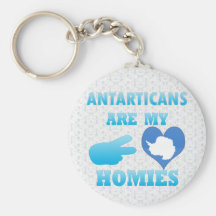 Antarticans are my Homies Keychain