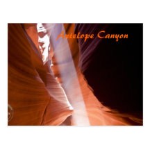Antelope Canyon's Light Beam Post Cards