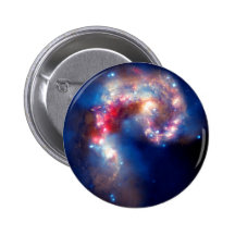 Antennae Galaxies Colliding Button