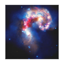 Antennae Galaxies Colliding Canvas Prints
