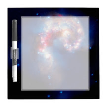 Antennae Galaxies Colliding Dry Erase Board