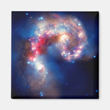 Antennae Galaxies Colliding Fridge Magnet