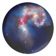 Antennae Galaxies Colliding Plate