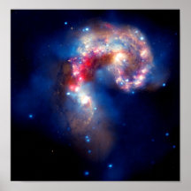 Antennae Galaxies Colliding Print