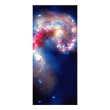 Antennae Galaxies Colliding Rack Card